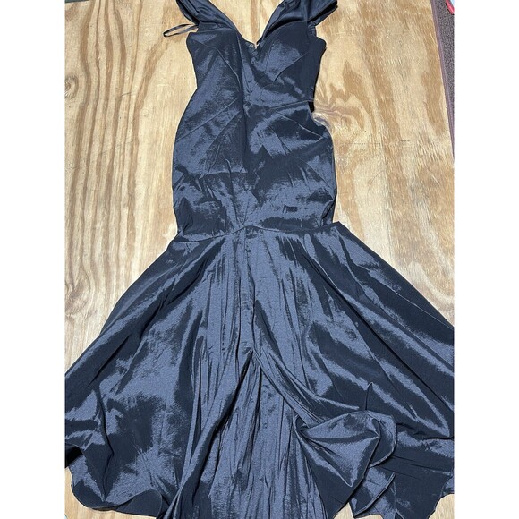 Escape Evening Gown Black Women 12 Zip Shoulder Split @j - Picture 11 of 14